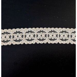 Lace, Vintage Ecru 1" wide x 3 yds Galloon